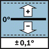 Độ chính xác đo góc ± 0.1° Độ chính xác đo ± 0.1°