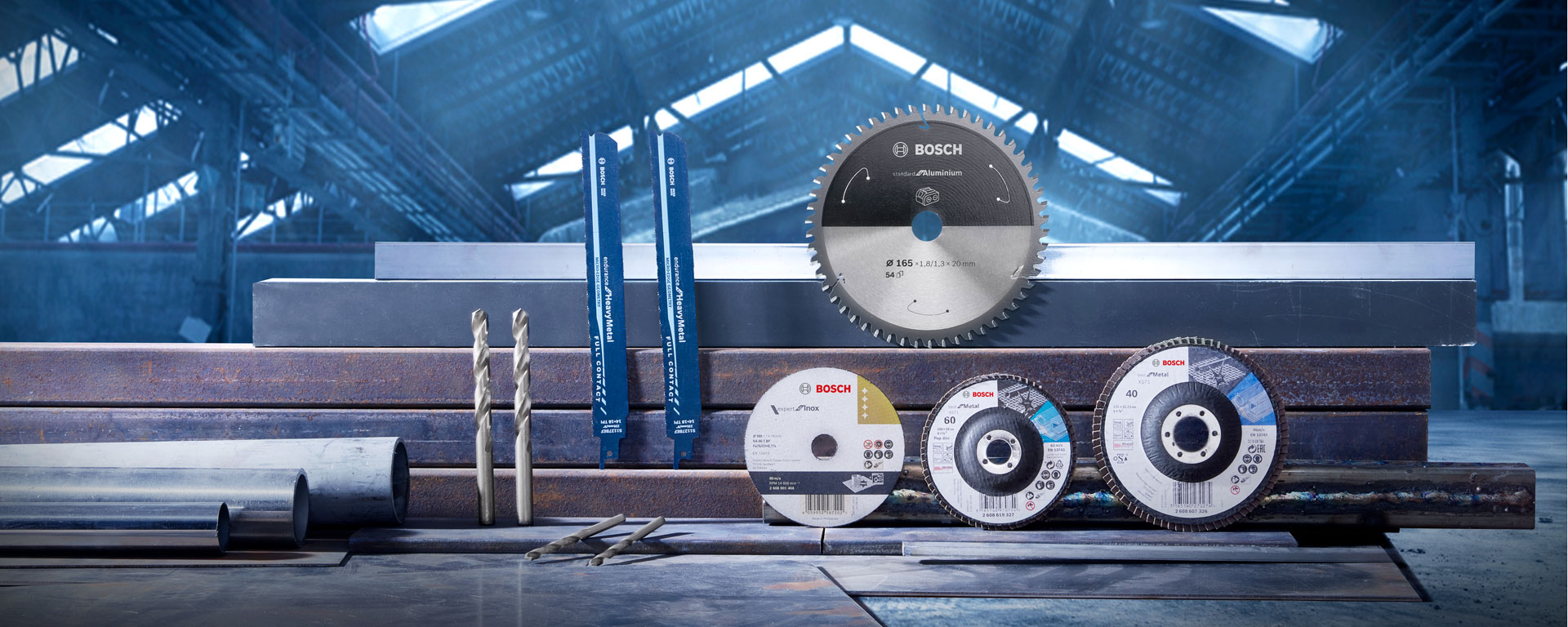 GIA CÔNG KIM LOẠI HIỆU QUẢ VỚI PHỤ KIỆN CHUYÊN DỤNG CỦA BOSCH