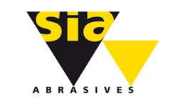 sia Abrasives Logo của Sia Abrasives màu vàng và đen với hình dạng hình học.